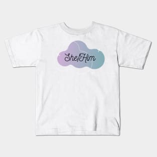 She / Him Pronoun Kids T-Shirt